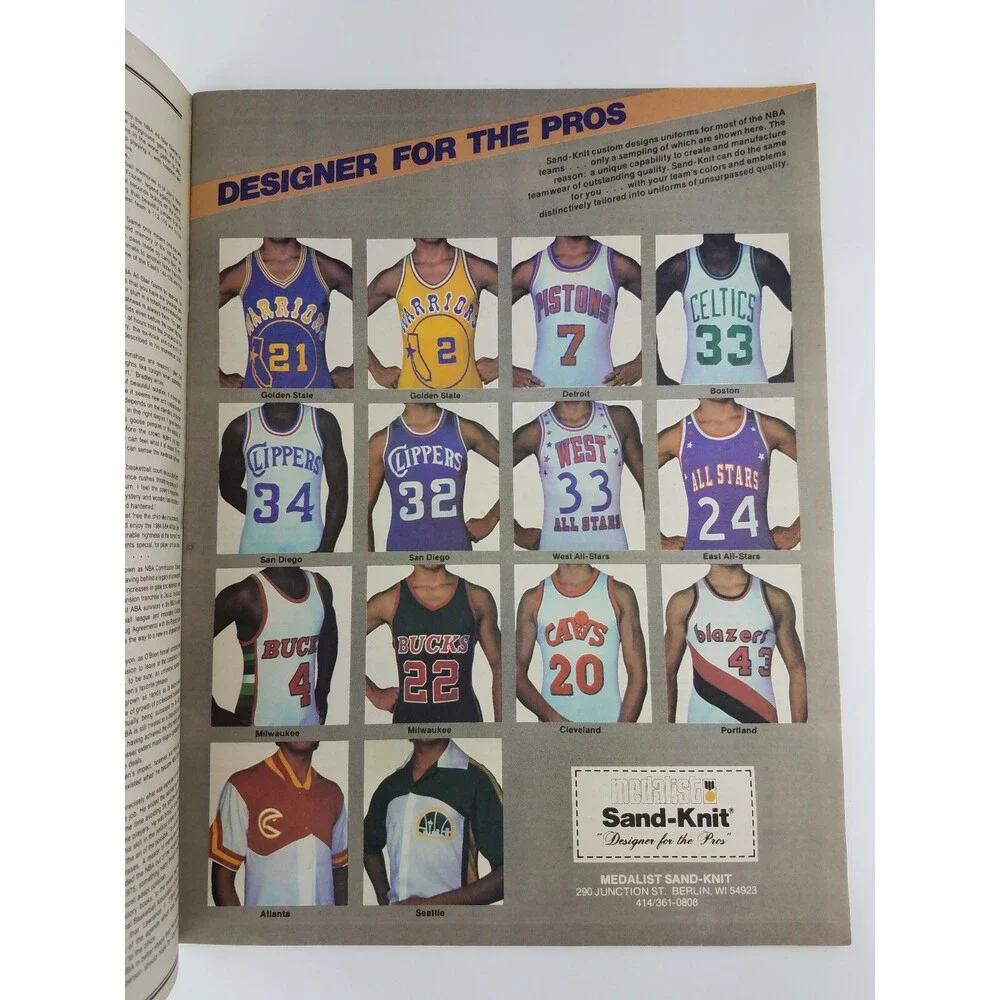 RARE Vtg 1984 NBA Today Newspaper Magazine Basketball ALL STAR GAME Bird Magic